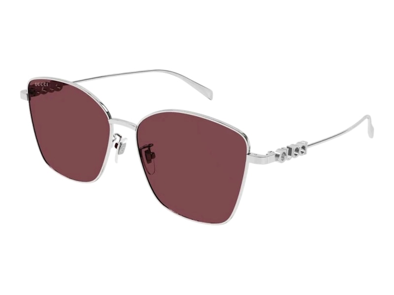 Gucci Butterfly Sunglasses Silver Red (GG1805SA-004)