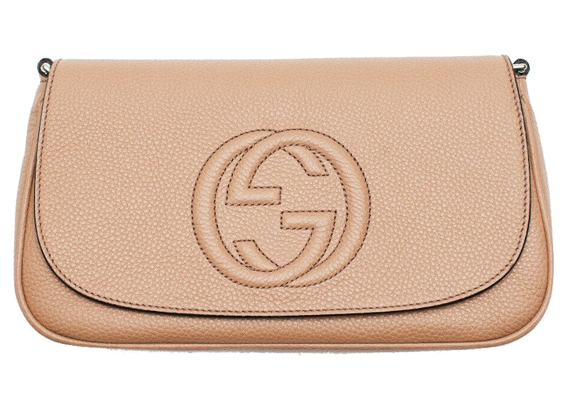 Gucci Camelia Shoulder Bag Rose Beige/Light Tan
