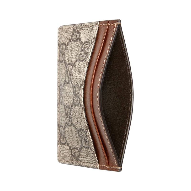 Gucci Card Case Supreme Beige