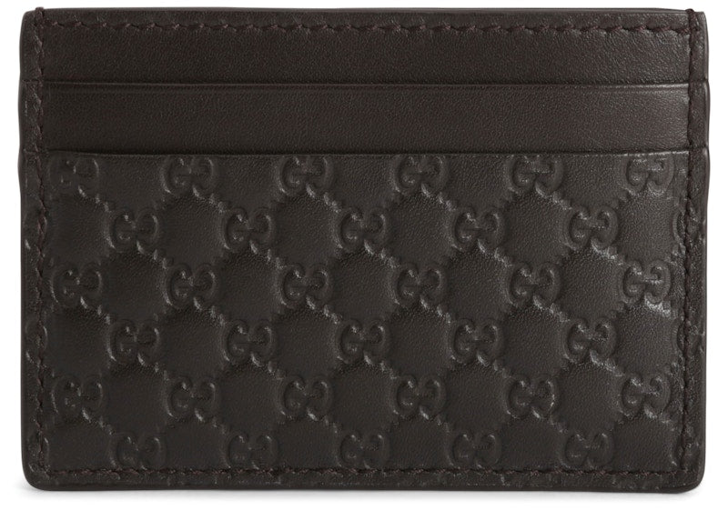 Gucci Microguccissima Card Case Black