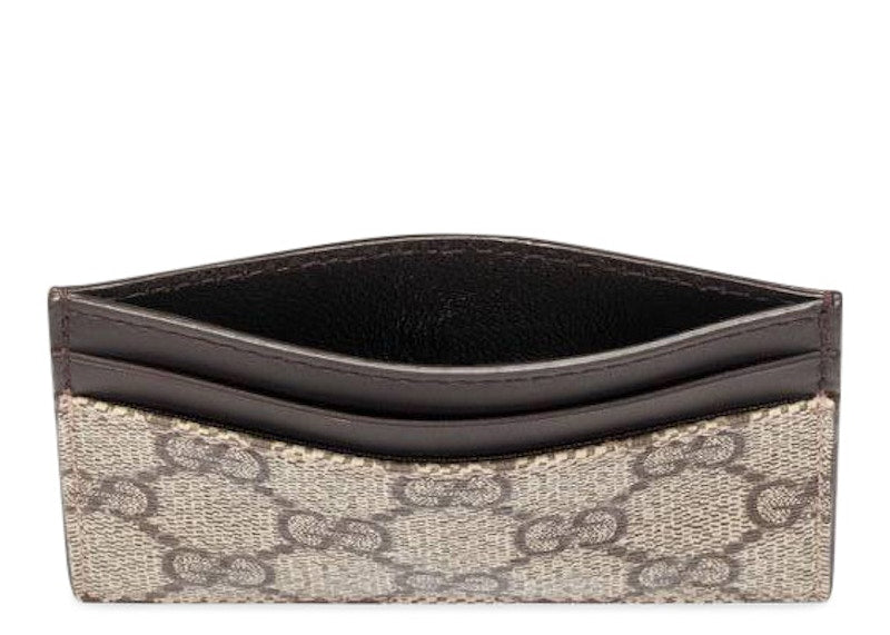 Gucci Card Case Supreme Dark Brown