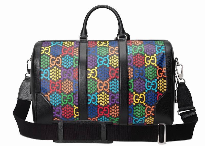 Gucci Carry-On Duffle GG Psychedelic Medium Black