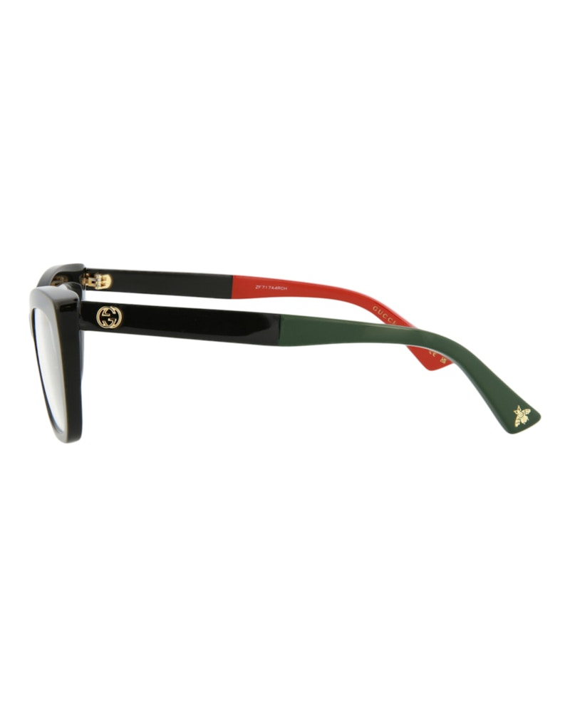 Gucci Cat Eye Eyeglasses Black/Black/Transparent (GG0165ON-30013218-006)