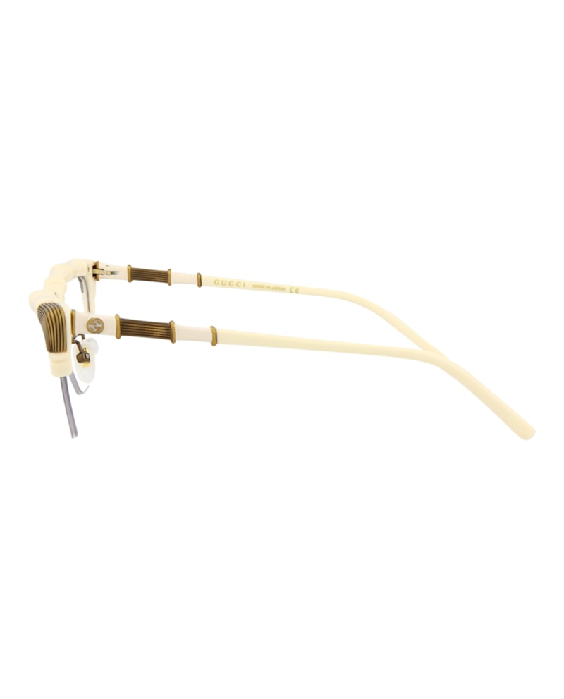 Gucci Cat Eye Eyeglasses White/White/Transparent (GG0660O-30008582-002)