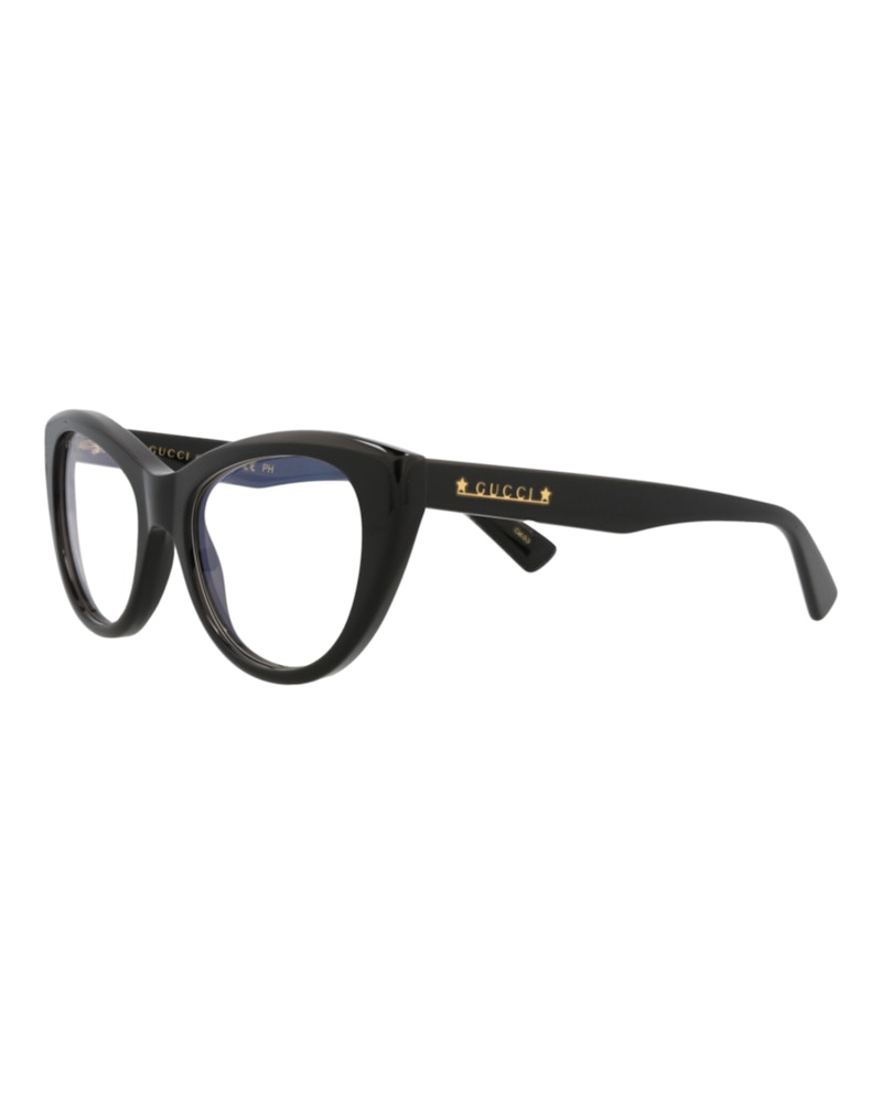 Gucci Cat Eye-Frame Acetate Sunglasses Black/Black/Transparent (GG1172S-30013441-001)
