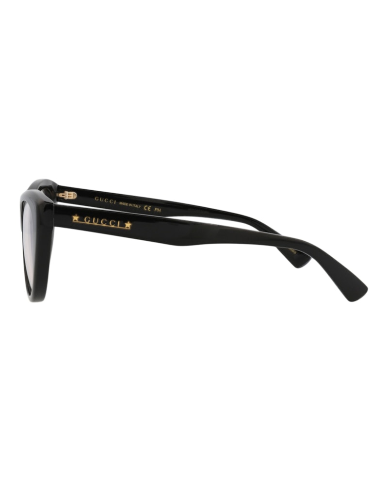 Gucci Cat Eye-Frame Acetate Sunglasses Black/Black/Transparent (GG1172S-30013441-001)