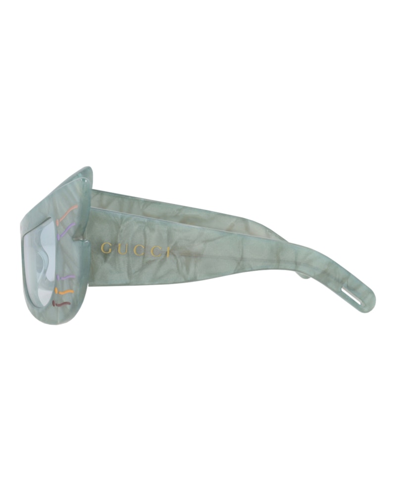 Gucci Cat Eye-Frame Acetate Sunglasses Light Blue Light Blue Light Blue (GG0710S-30008740-004)