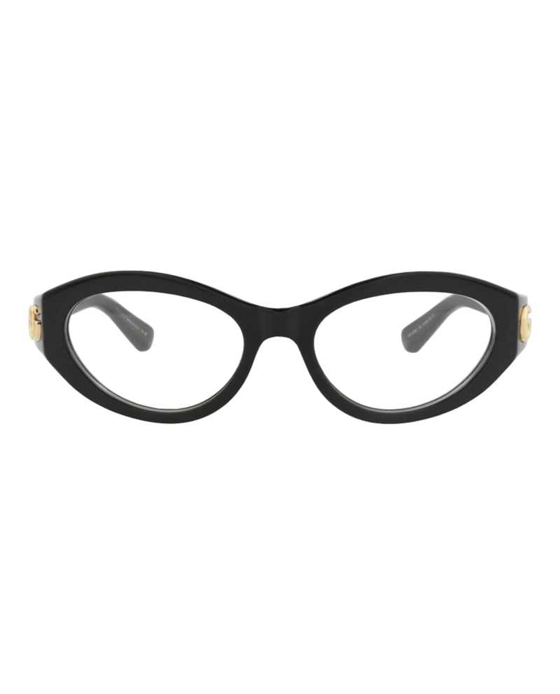 Gucci Cat Eye-Frame Injection Optical Frames Black Black Transparent (GG1405O-30014413-001)
