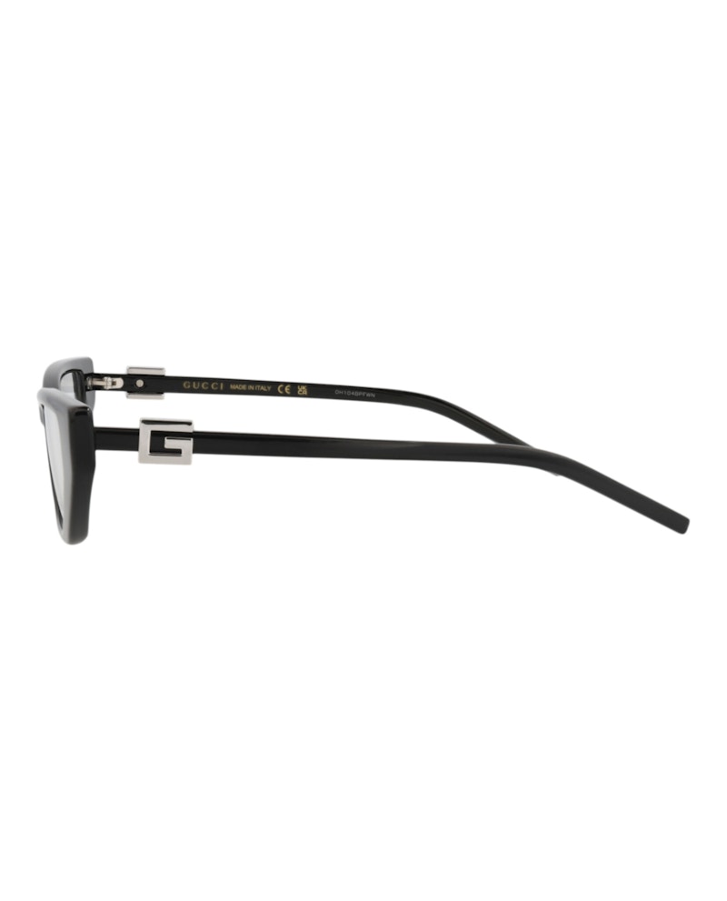Gucci Cat Eye-Frame Injection Optical Frames Black Black Transparent (GG1683O-30015473-001)