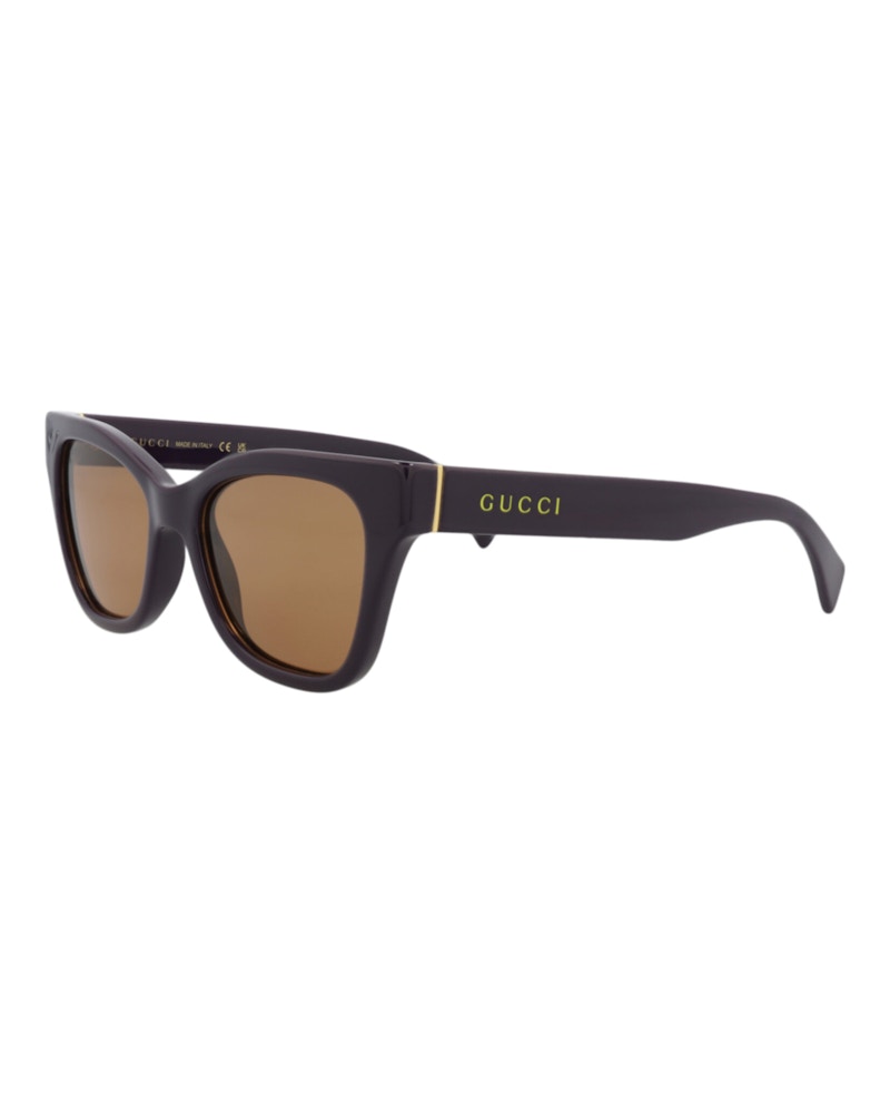 Gucci Cat Eye-Frame Injection Sunglasses Violet Violet Brown (GG1133S-30012706-002)