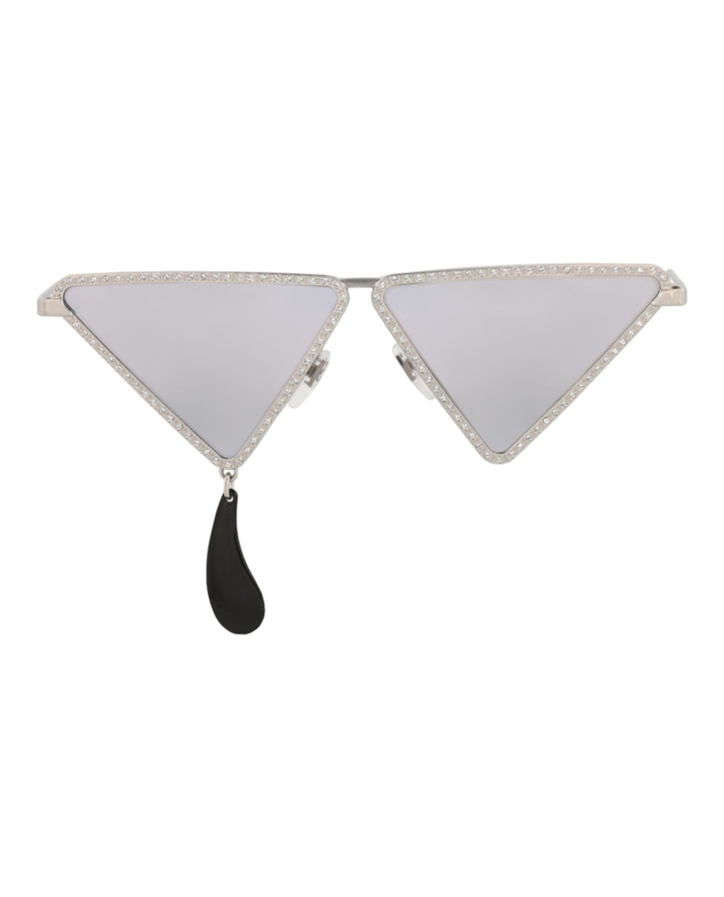 Gucci Cat Eye-Frame Metal Sunglasses Silver Silver Silver (GG1252S-30013616-001)