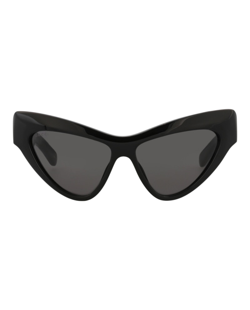 Gucci Cat Eye-Frame Recycled Acetate Sunglasses Black/Black/Grey (GG1294S-30013847-001)