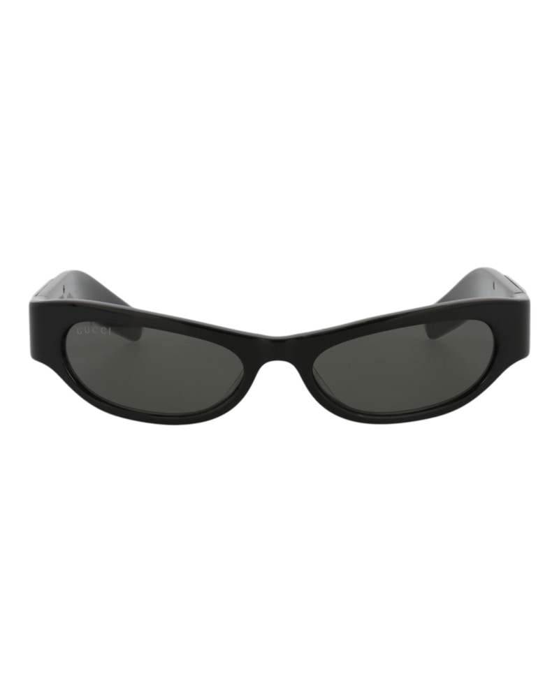 Gucci Cat Eye-Frame Recycled Acetate Sunglasses Black/Black/Grey (GG1635S-30014928-003)