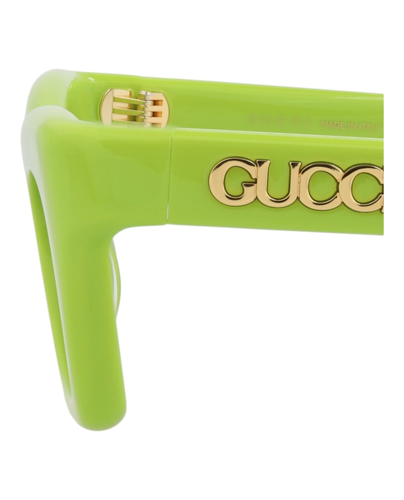 Gucci Cat Eye-Frame Recycled Acetate Sunglasses Green Green Green (GG1773S-30015635-006)