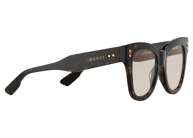 Gucci Cat-Eye Frame Sunglasses Dark Tortoiseshell (691297 J0740 2374)