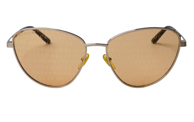 Gucci Cat Eye Logo Sunglasses Gold (GG0803S-004)