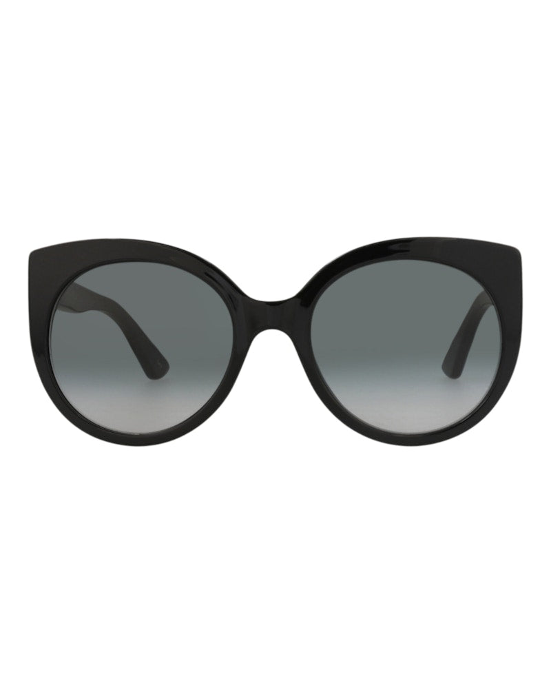 Gucci Cat Eye Sunglasses Black/Black/Grey (GG0325S-30002854-001)
