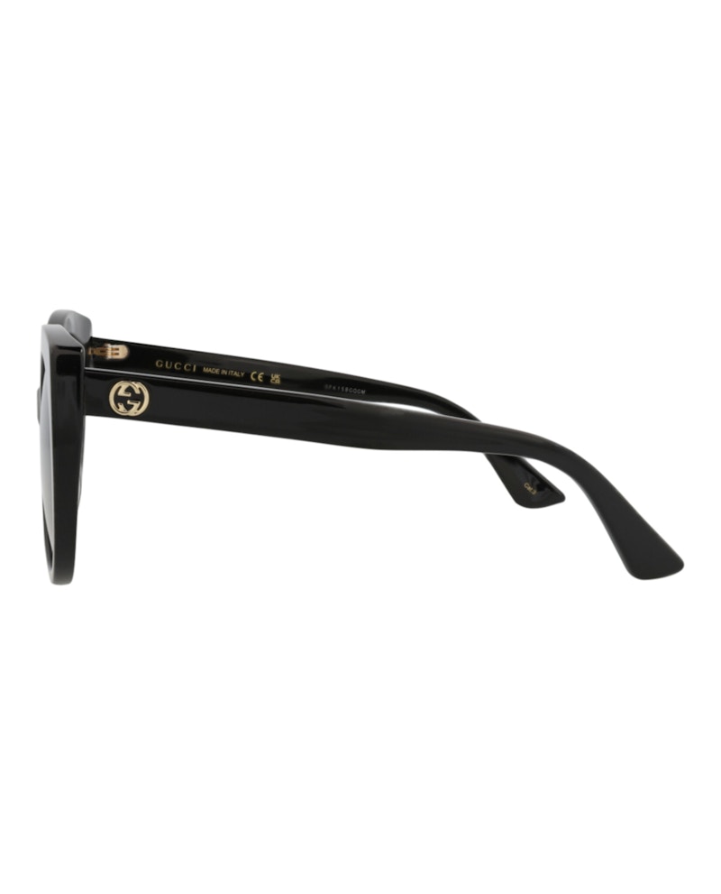 Gucci Cat Eye Sunglasses Black/Black/Grey (GG0325S-30002854-001)