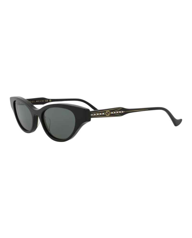 Gucci Cat Eye Sunglasses Black Black Grey (GG1298S-30013901-001)