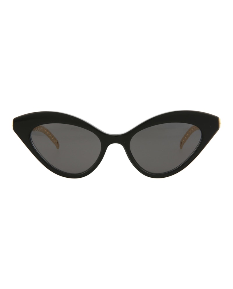 Gucci Cat Eye Sunglasses Black/Gold/Grey (GG0978S-30011176-001)