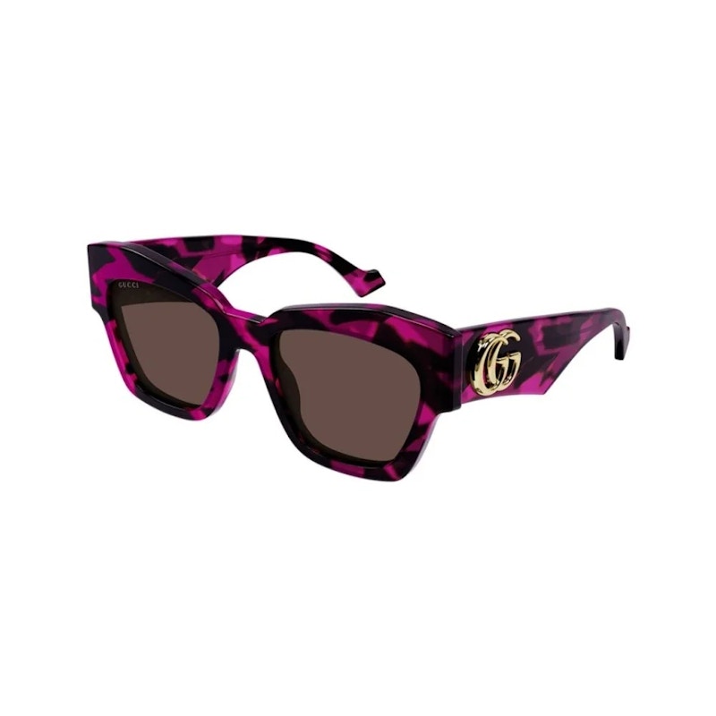 Gucci Cat Eye Sunglasses Havana Pink (GG1422S-005)