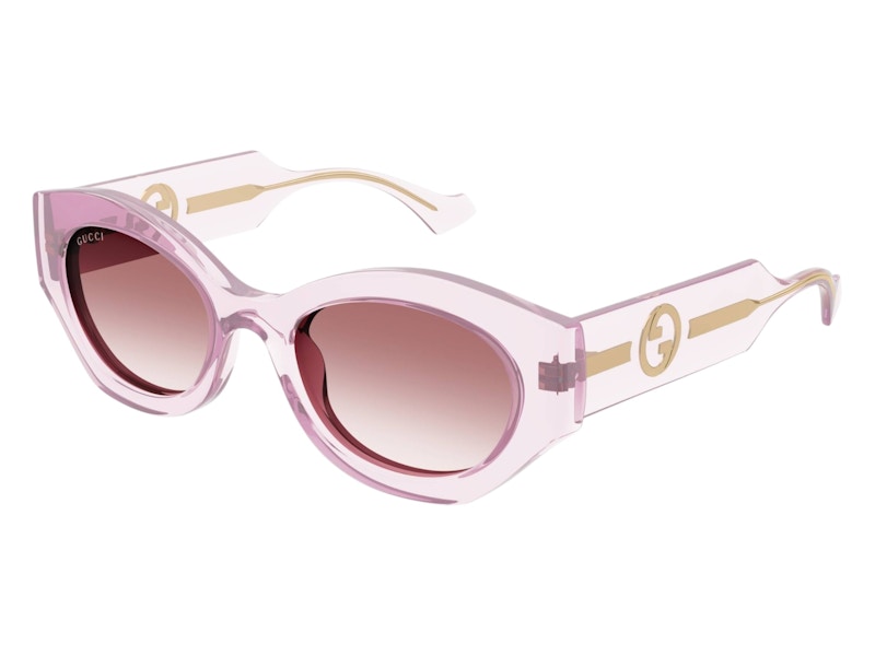 Gucci Cat Eye Sunglasses Pink Red Gradient (GG1553S-003-52)
