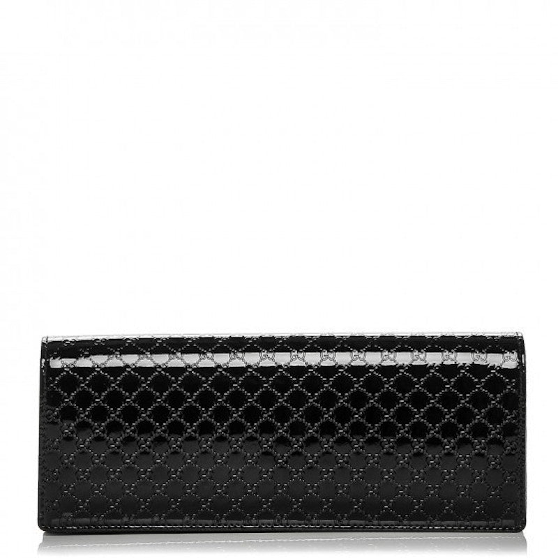 Gucci Broadway Clutch Monogram Microguccissima Small Black