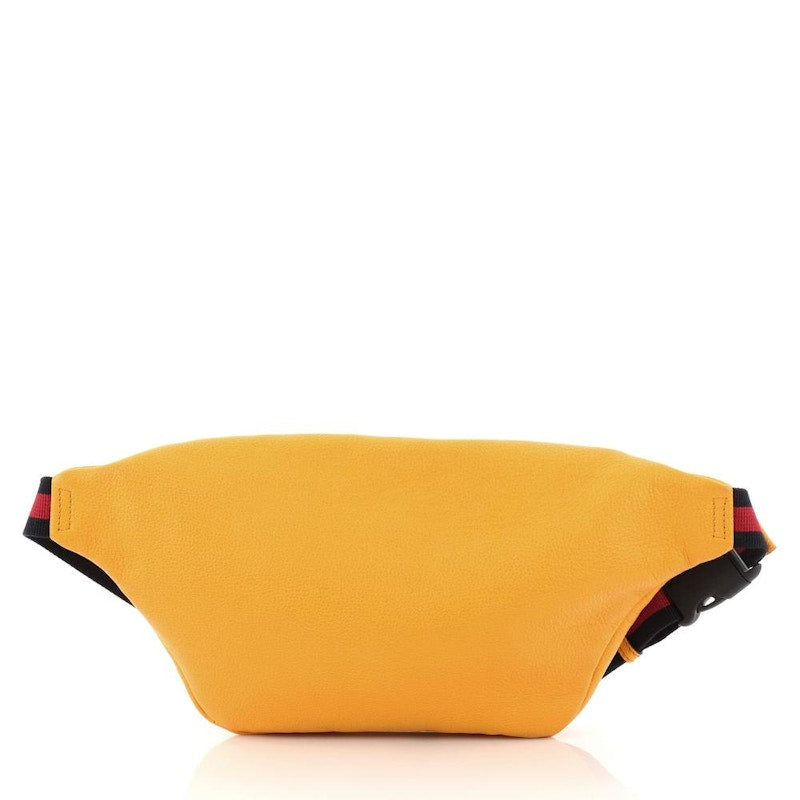 Gucci Coco Capitan Belt Bag Vintage Logo Print Small Yellow