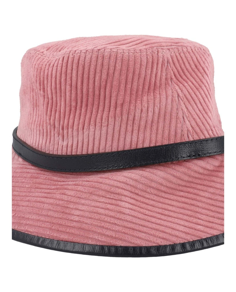 Gucci Corduroy Horsebit Bucket Hat Rose/Blue