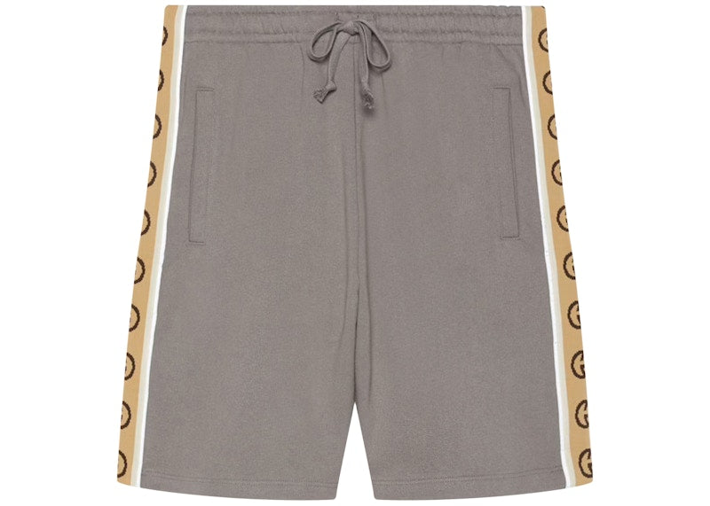 Gucci Cotton Jersey Shorts Grey