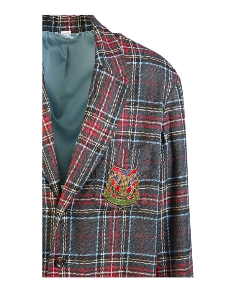 Gucci Crest Coat Dark Grey