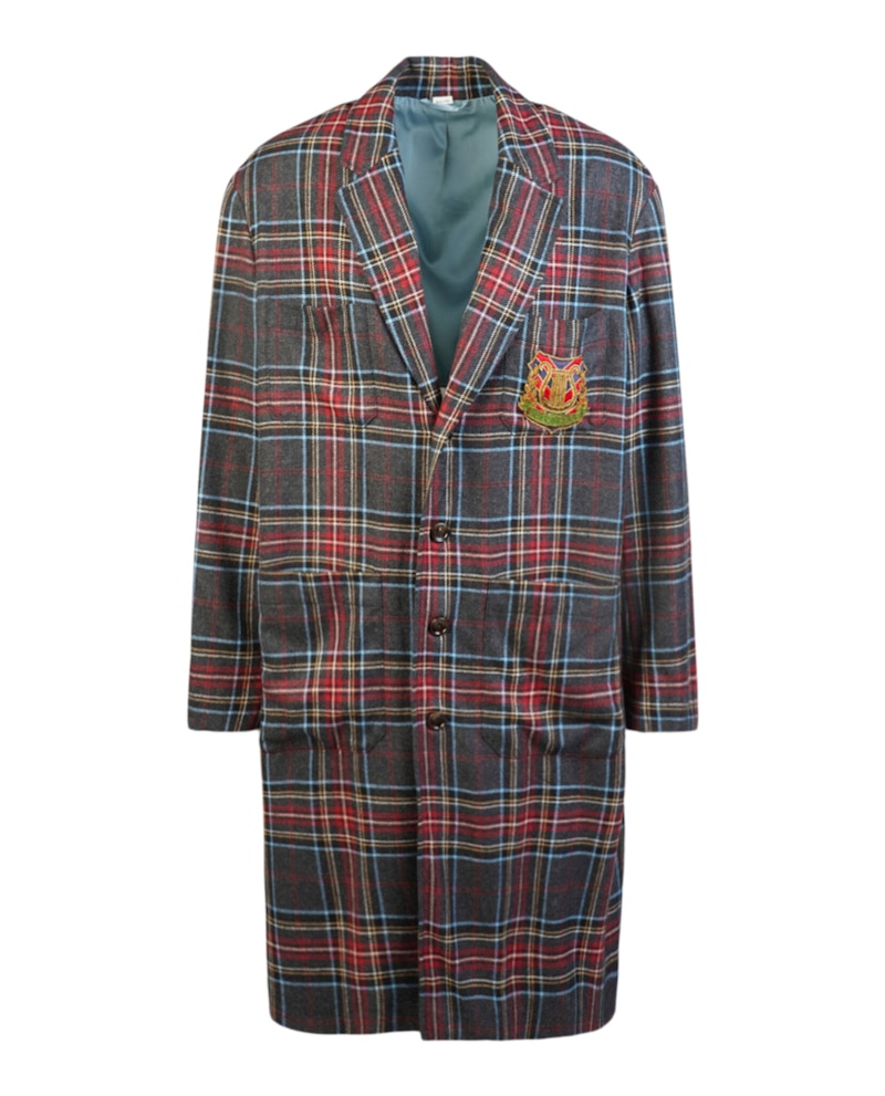 Gucci Crest Coat Dark Grey