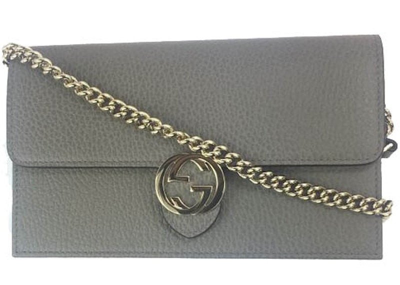Gucci Crossbody Interlocking G Gray