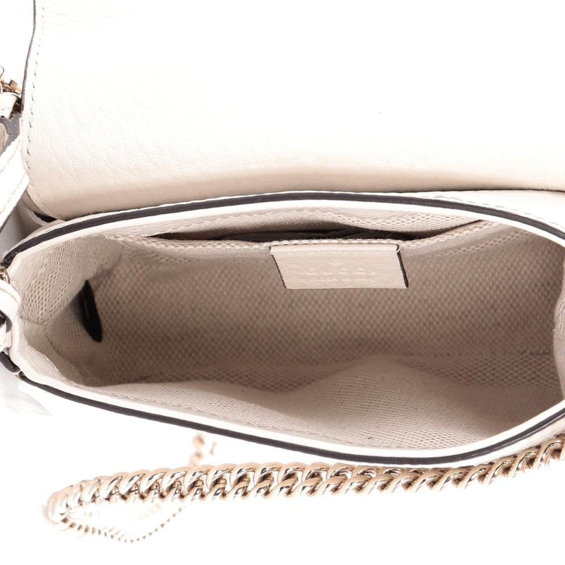 Gucci Soho Chain Crossbody Small Off White