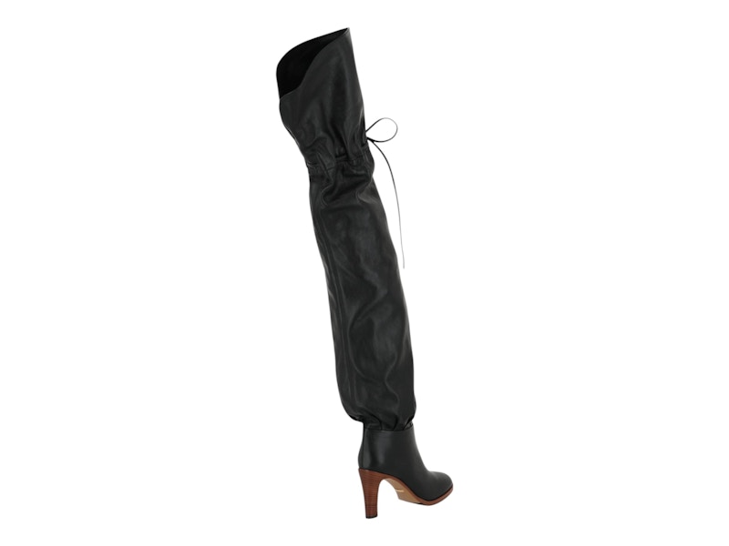 Gucci Deauville Cinched Over-the-Knee Boots Black (Women's)