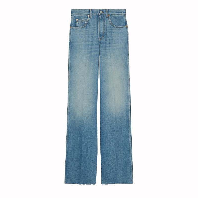 Gucci Denim Pants Blue