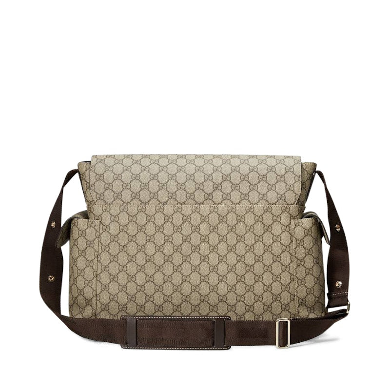 Gucci Diaper Bag Crossbody GG Supreme Brown