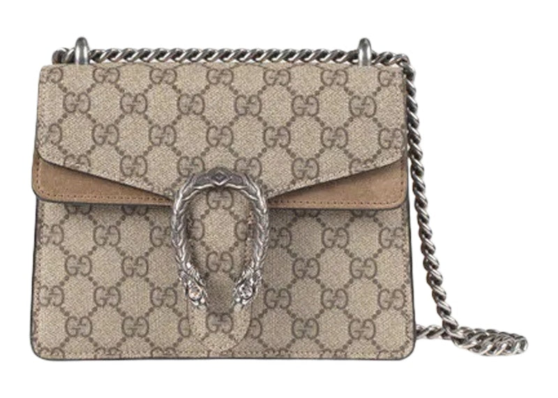 Gucci Dionysus Mini Bag GG Supreme Beige/Ebony