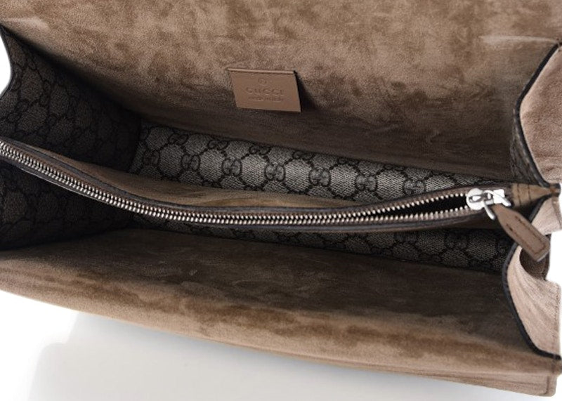 Gucci Dionysus Monogram GG Supreme Medium Taupe