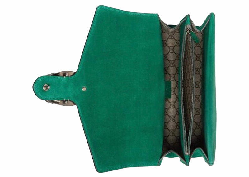 Gucci Dionysus Shoulder Bag GG Supreme Modern Medium Green