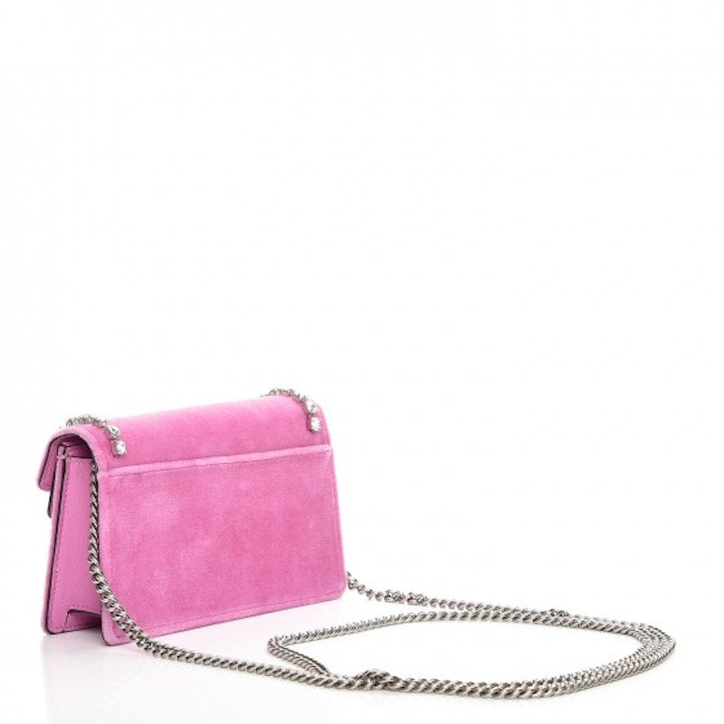 Gucci Dionysus Crystal Lined Super Mini Pink
