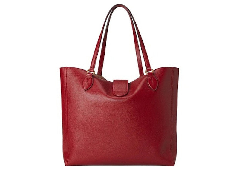 Gucci Double G Tote Medium Red