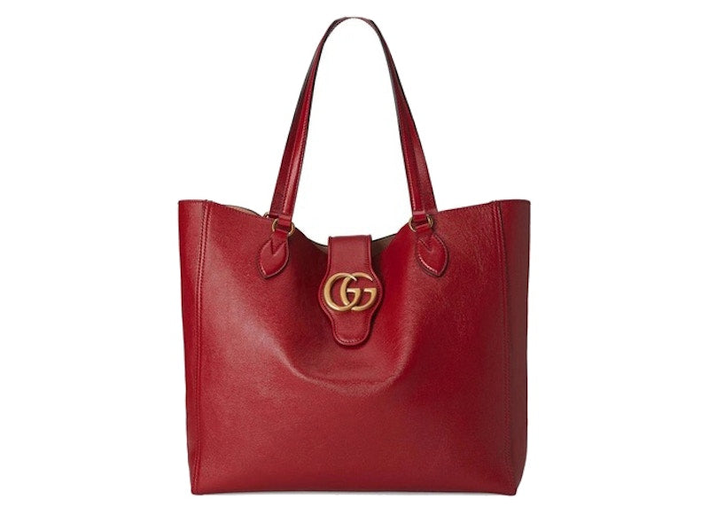 Gucci Double G Tote Medium Red