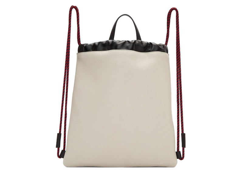 Gucci Drawstring Convertible Backpack Tote Off-White/Cream