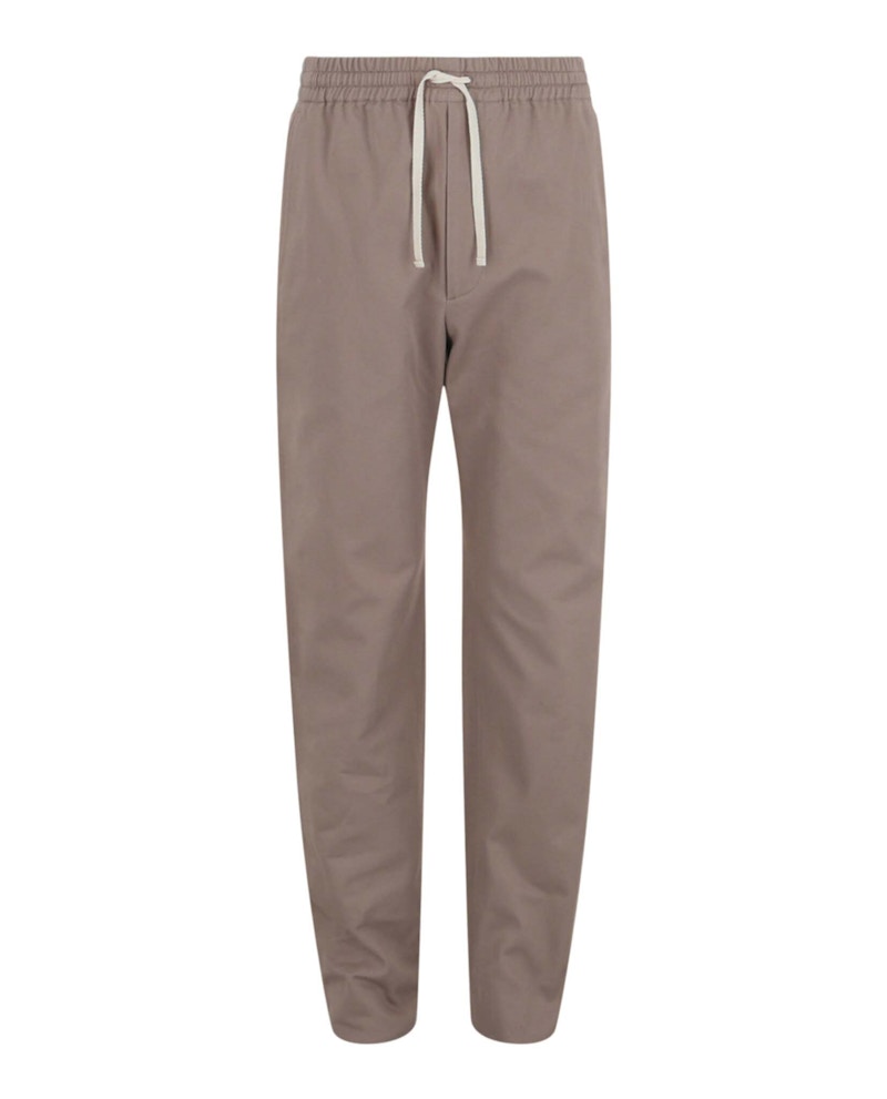 Gucci Drawstring Twill Pants Cream