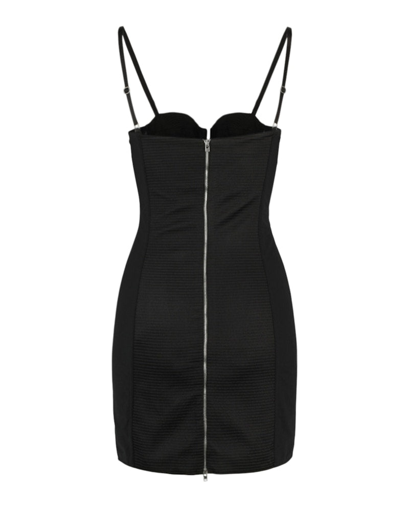 Gucci Duchesse Cutout Dress Black