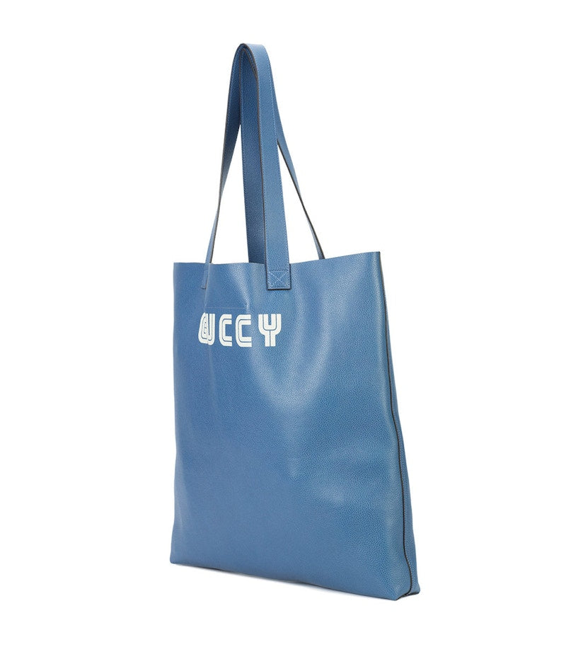 Gucci Elton John Tote "Someone Saved My Life Tonight" Vinyl EP Cover (With Pouch) Blue