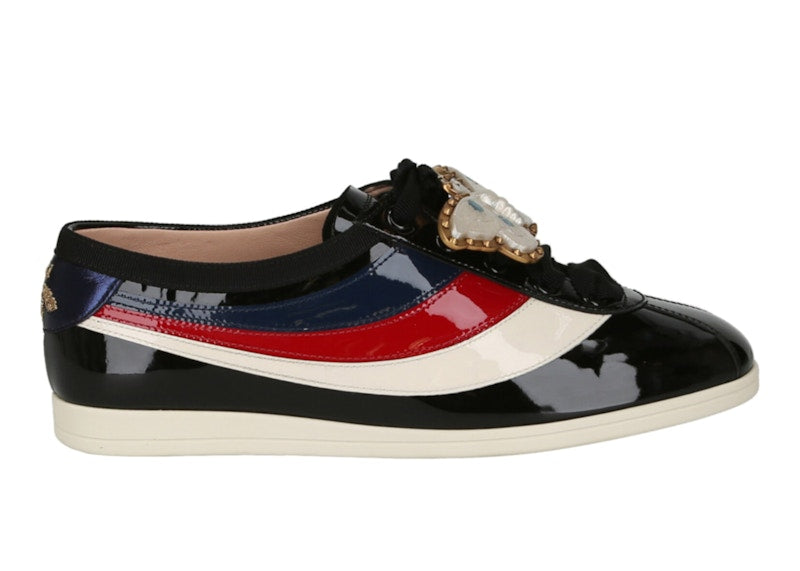 Gucci Falacer Sneakers Black Vernice Crystal (Women's)