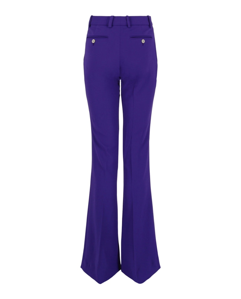 Gucci Flared Leg Pants Purple