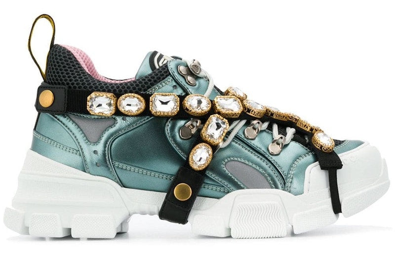 Gucci Flashtrek Metallic Strass (Women's)